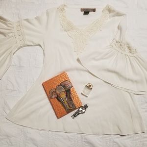 Small cream blouse